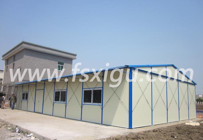 承接封開縣活動板房工程 高品質彩鋼夾芯板活動板房與臨時板房詳解